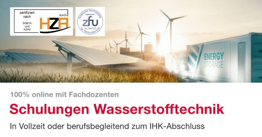 Wasserstoff Weiterbildung