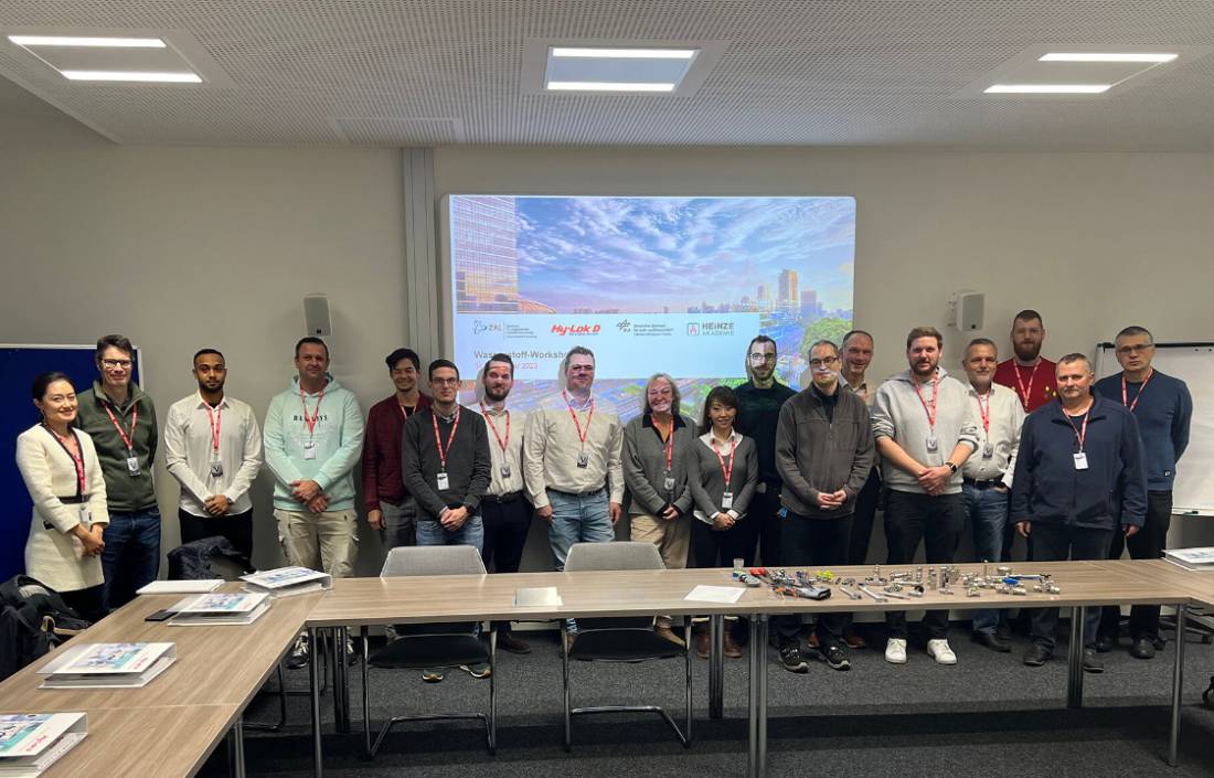 TeilnehmerInnen des ersten H2 Workshops 2023
